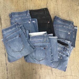 (Lot Of 6)Ab Solution Democracy Jeans Size 8